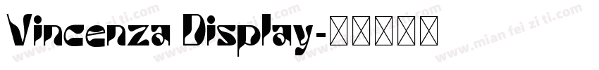 Vincenza Display字体转换